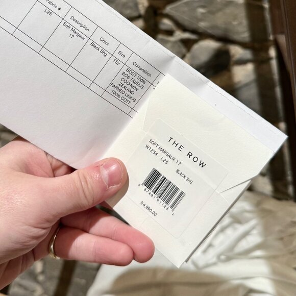 The Row Black Suede Soft Margaux 17 Bag - Picture 15 of 16